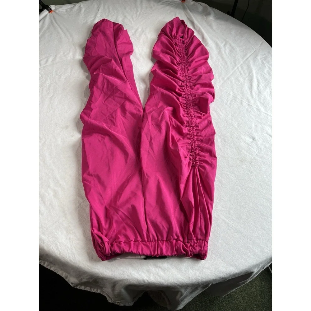Weissman Showtime Dance Costume Pink Sequin Leotard & Jogger Set Size SA Girls